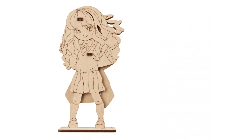 Maquettte 3D à colorer Hermione Granger™